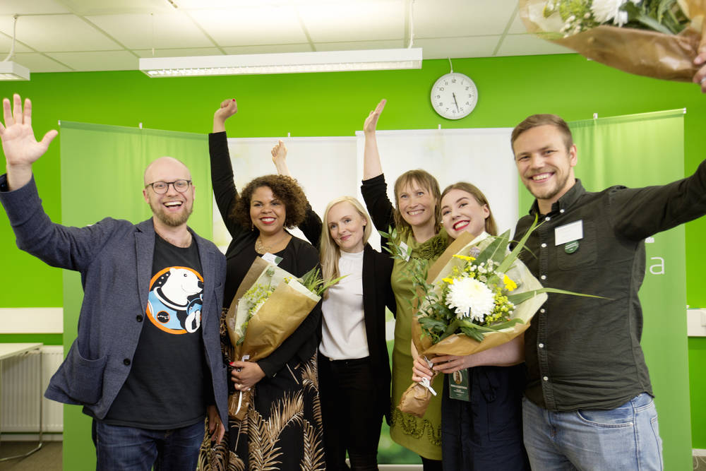 Vuonna 2019 valittu puolueen johtoporras