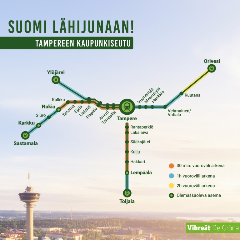 Tampereen lähijunat