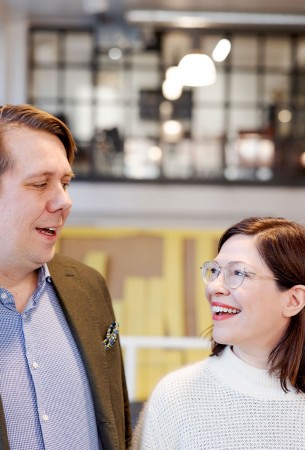 Kuvassa Jaakko Stenhäll ja Anni Sinnemäki