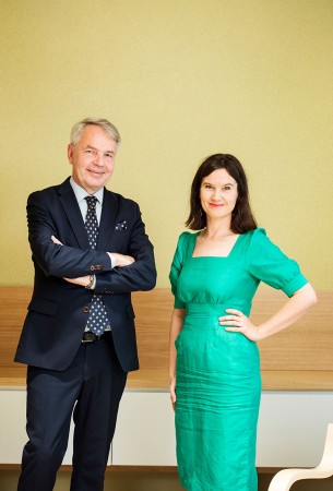 Pekka Haavisto ja Johanna Sumuvuori